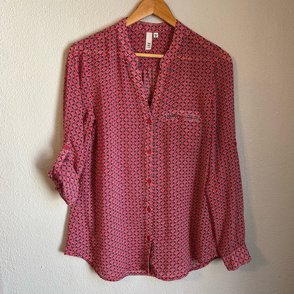 KUT FROM THE KLOTH | Sheer Patterned Blouse - Picture 1 of 5